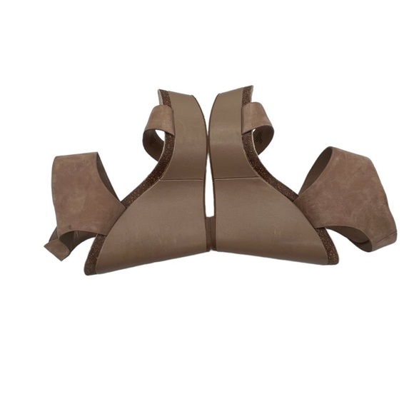 Vince Camuto Brown Suede Kaja Platform Wedge Sandals Size 5 Women's - Picture 6 of 10